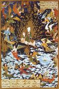 unknow artist Mystical ascension of the Prophet Muhammad china oil painting reproduction